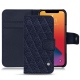 Custodia in pelle Apple iPhone 13 Pro Max - Cobalt - Couture ( Pantone 2766C ) 