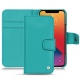 Capa em pele Apple iPhone 13 Pro Max - Bleu fluo