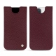 가죽 커버 Apple iPhone 13 Pro - Lie de vin ( Pantone 5115C ) 