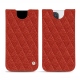Capa em pele Apple iPhone 13 Pro - Papaye - Couture ( Pantone 180C ) 