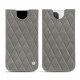 Custodia in pelle Apple iPhone 13 Pro - Acier vintage - Couture