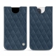 가죽 커버 Apple iPhone 13 Pro - Jean vintage - Couture