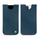 Apple iPhone 13 Pro leather pouch - Blu mediterran