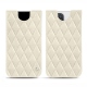Apple iPhone 13 Pro leather pouch - Blanc escumo - Couture