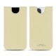 Funda de piel Apple iPhone 13 Pro - Beige PU