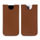 Apple iPhone 13 Pro leather pouch - Marron PU
