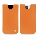 가죽 커버 Apple iPhone 13 Pro Max - Orange ( Nappa - Pantone #ff9351 ) 