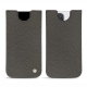 Apple iPhone 13 Pro Max leather pouch - Anthracite ( Pantone #41403c ) 
