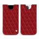 Custodia in pelle Apple iPhone 13 Pro Max - Rouge - Couture ( Nappa - Pantone #d50032 ) 