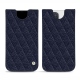 Funda de piel Apple iPhone 13 Pro Max - Cobalt - Couture ( Pantone #2b253f ) 