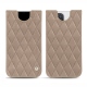 Custodia in pelle Apple iPhone 13 Pro Max - Taupe vintage - Couture ( Pantone #591d16 ) 