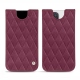가죽 커버 Apple iPhone 13 Pro Max - Prune vintage - Couture ( Pantone #612434 ) 