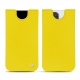 Lederschutzhülle Apple iPhone 13 Pro Max - Jaune fluo ( Pantone #c9ff57 ) 
