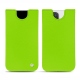 Pochette cuir Apple iPhone 13 Pro Max - Vert fluo ( Pantone #00ab5f ) 