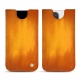 Pochette cuir Apple iPhone 13 Pro Max - Orange Patine