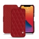 Capa em pele Apple iPhone 13 Pro - Rouge - Couture ( Nappa - Pantone 199C ) 