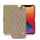 Funda de piel Apple iPhone 13 Pro - Taupe vintage - Couture
