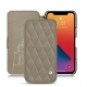 Housse cuir Apple iPhone 13 Pro - Darboun sabla - Couture