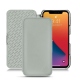 Funda de piel Apple iPhone 13 Pro - Gris PU