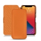 Apple iPhone 13 Pro leather case - Orange PU