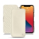 Apple iPhone 13 Pro Max leather case - Blanc (  Nappa - White ) 