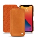Housse cuir Apple iPhone 13 Pro Max - Mandarine vintage ( Pantone 165C ) 