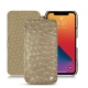 Custodia in pelle Apple iPhone 13 Pro Max - Autruche desert