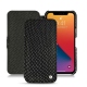 Housse cuir Apple iPhone 13 Pro Max - Serpent nero