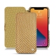 Housse cuir Apple iPhone 13 Pro Max - Serpent sabbia