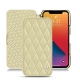 Apple iPhone 13 Pro Max leather case - Beige - Couture ( Nappa - Pantone 7502C ) 