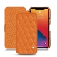 Custodia in pelle Apple iPhone 13 Pro Max - Orange - Couture ( Nappa - Pantone 1495U ) 