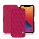 Housse cuir Apple iPhone 13 Pro Max - Rose fluo - Couture