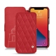 Apple iPhone 13 Pro Max leather case - Rouge troupelenc - Couture