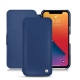 Custodia in pelle Apple iPhone 13 Pro Max - Bleu frisson