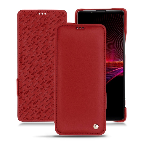 Housse chic et élégante pour Sony Xperia 1 IIIRouge ( Nappa - Pantone #d50032 ) 