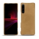 Coque cuir Sony Xperia 1 III - Sable vintage ( Roughtcut - Gaucho#57254 ) 