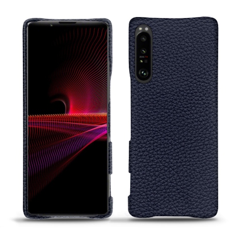 Leather rear shells for Sony Xperia 1 IIICobalt ( Pantone #2b253f ) 
