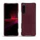Lederschutzhülle Sony Xperia 1 III - Lie de vin ( Pantone 5115C ) 