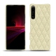 Custodia in pelle Sony Xperia 1 III - Ivoire - Couture ( Sleek P C12 - White ) 