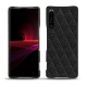 Capa em pele Sony Xperia 1 III - Ebène - Couture ( Sleek P C12 - Black ) 