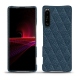Custodia in pelle Sony Xperia 1 III - Indigo - Couture ( Pantone 303U ) 