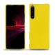 硬质真皮保护套 Sony Xperia 1 III - Jaune fluo