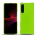 Custodia in pelle Sony Xperia 1 III - Vert fluo