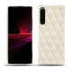 Funda de piel Sony Xperia 1 III - Blanc escumo - Couture
