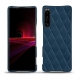 Custodia in pelle Sony Xperia 1 III - Blu mediterran - Couture