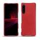 Custodia in pelle Sony Xperia 1 III - Rouge troupelenc