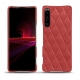 Custodia in pelle Sony Xperia 1 III - Cerise vintage - Couture