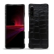 Funda de piel Sony Xperia 1 III - Crocodile nero