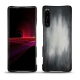Coque cuir Sony Xperia 1 III - Gris Patine