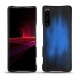 Sony Xperia 1 III leather cover - Bleu Patine
